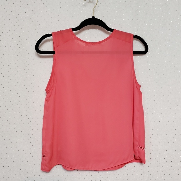 Anthropologie *Coral Crochet Cutout Top *Sz S* - Picture 2 of 6